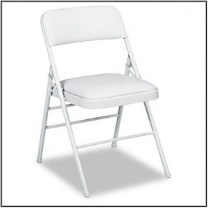 White Resin Padded Folding Chairs White Resin Padded Folding Chairs