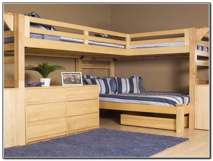 Bunk Bed With Desk Underneath Bunk Bed With Desk Underneath