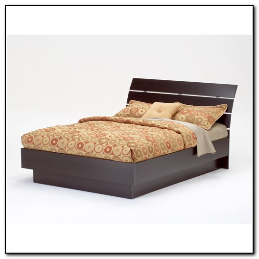 Laguna Queen Platform Bed With Headboard Laguna Queen Platform Bed With Headboard