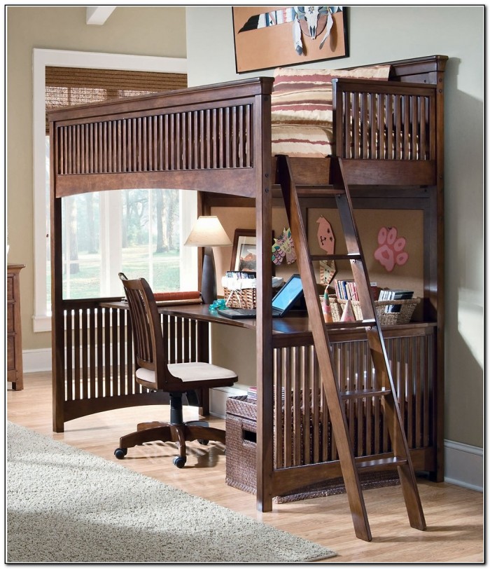 Loft Bed With Desk On Top Loft Bed With Desk On Top