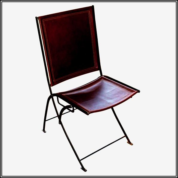 metal folding chairs at wedding