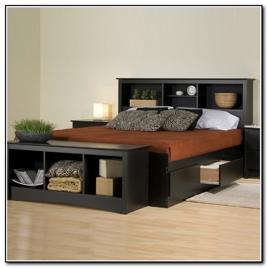 Bed Frame With Storage Drawers Bed Frame With Storage Drawers