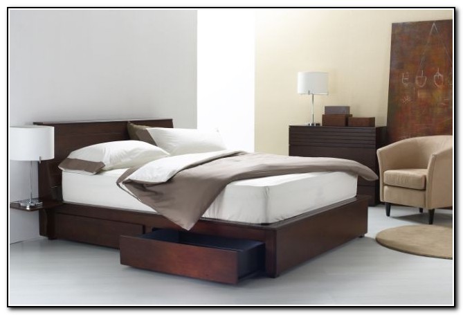 Bed Frame With Storage Singapore Bed Frame With Storage Singapore