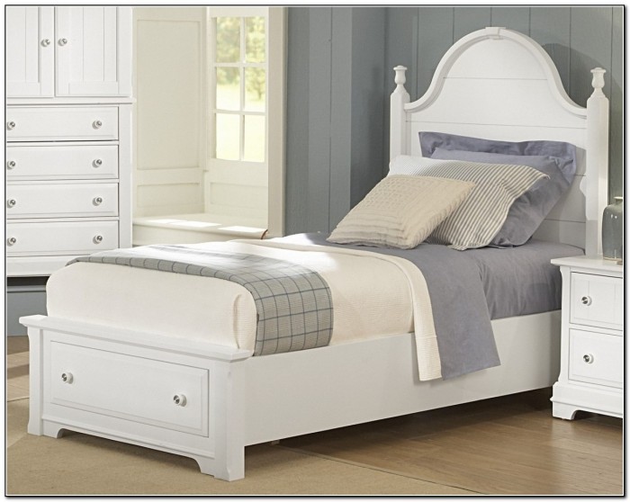White Twin Bed With Storage White Twin Bed With Storage