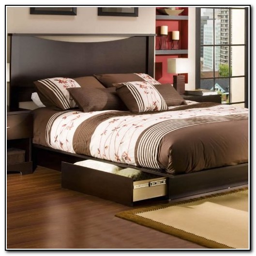 Wooden Bed Frames With Drawers Wooden Bed Frames With Drawers