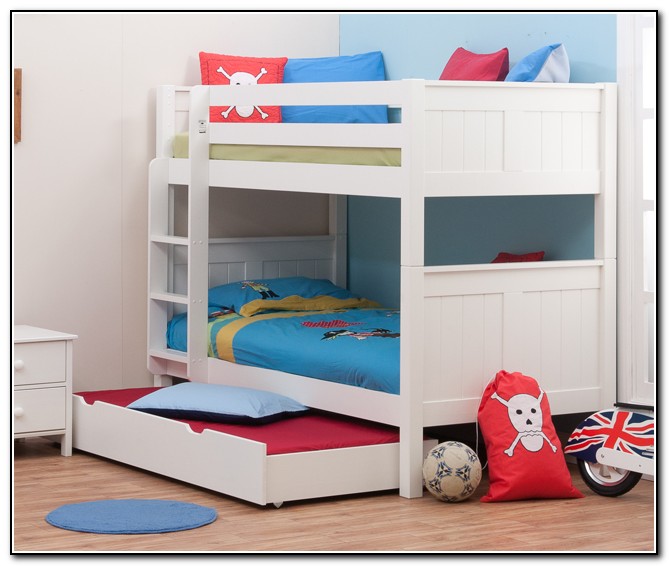 Bunk Bed With Trundle And Desk Beds Home Design Ideas