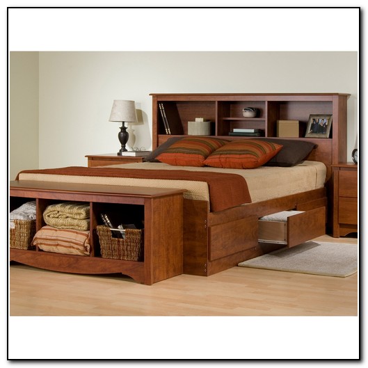 Full Size Platform Bed With Storage And Headboard Full Size Platform Bed With Storage And Headboard