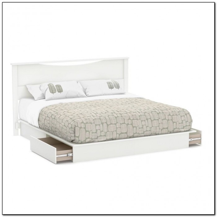 King Size Platform Bed Frame With Storage King Size Platform Bed Frame With Storage