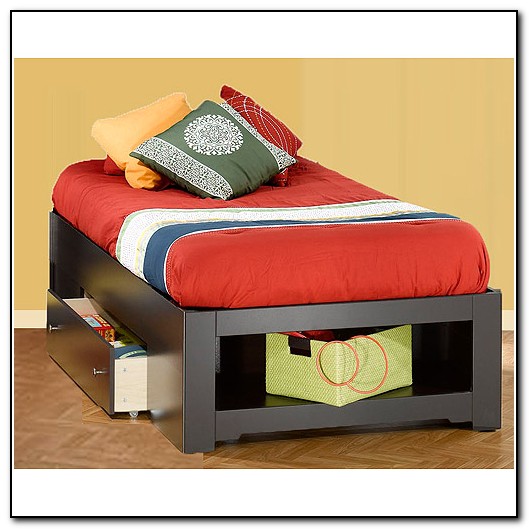 twin size bed frame walmart