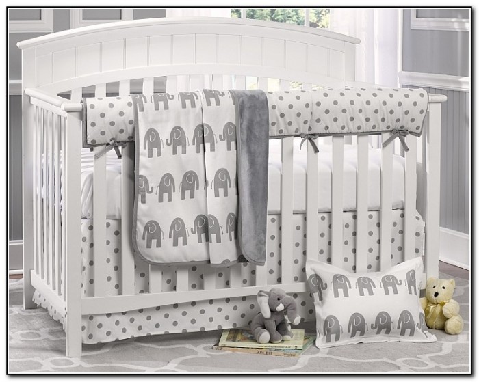 Grey Elephant Crib Bedding Grey Elephant Crib Bedding