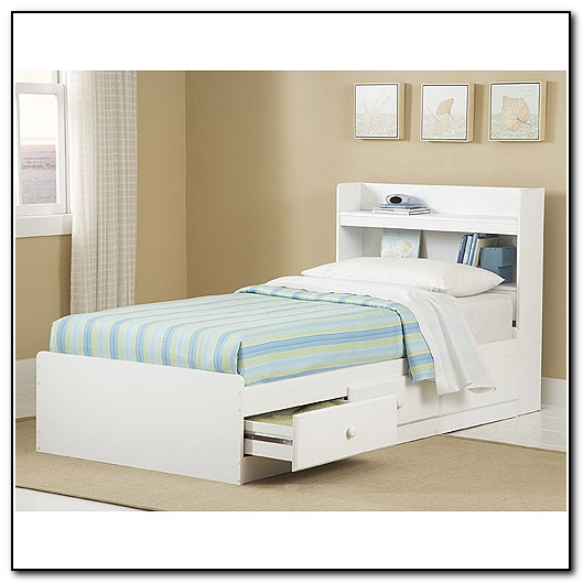 Twin Beds With Storage Headboard Twin Beds With Storage Headboard