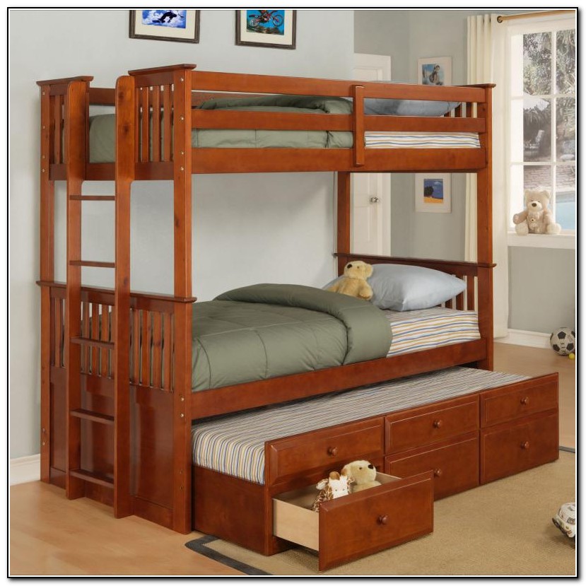 Twin Over Full Bunk Bed With Stairs Plans - Beds : Home ...
