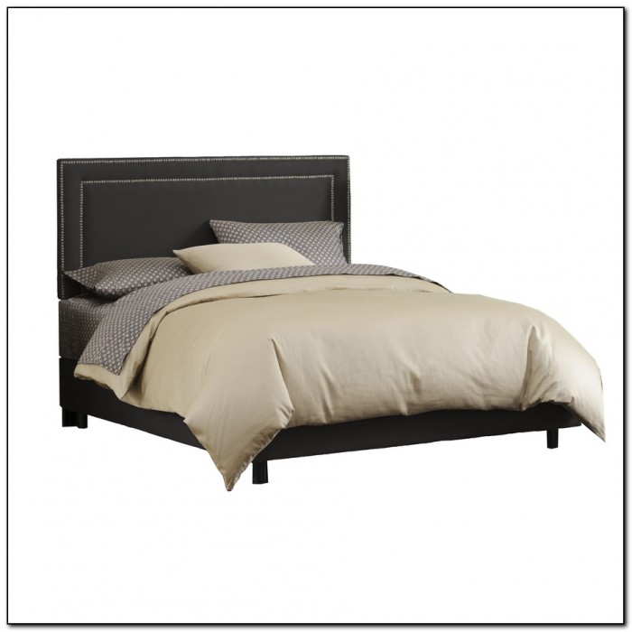 Black Upholstered King Bed Black Upholstered King Bed