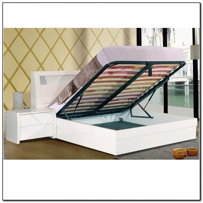 Double Bed Frame With Storage Double Bed Frame With Storage