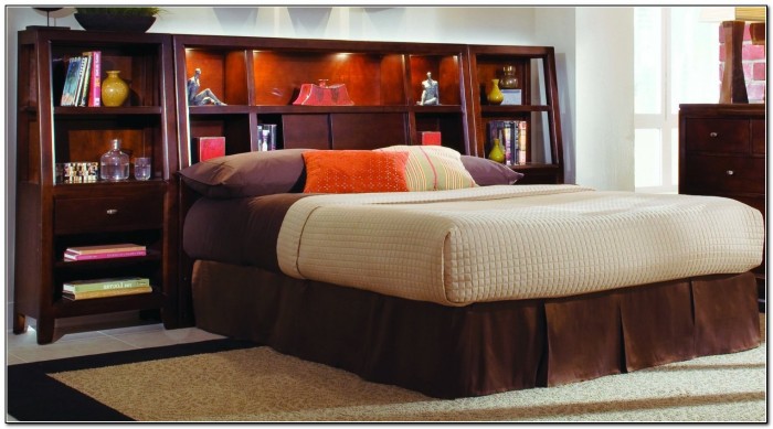 King Size Storage Bed With Bookcase Headboard King Size Storage Bed With Bookcase Headboard