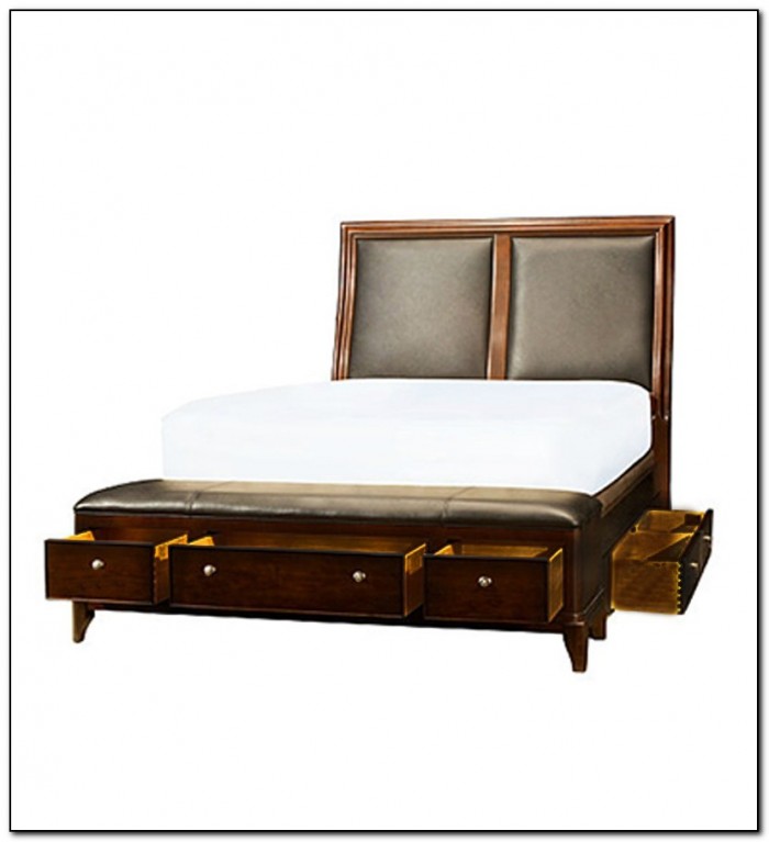 King Bed With Storage Headboard King Bed With Storage Headboard