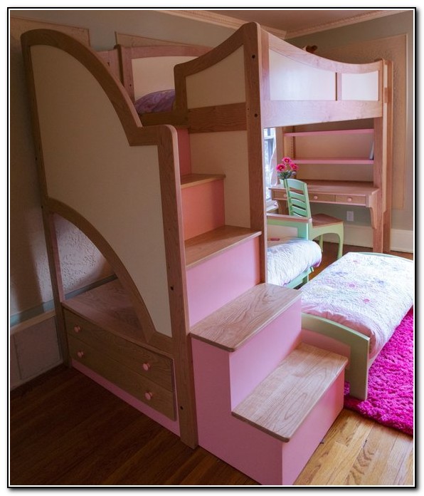 Girls Bunk Beds With Stairs - Beds : Home Design Ideas ...