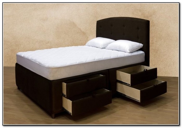 Upholstered Platform Bed With Storage Upholstered Platform Bed With Storage