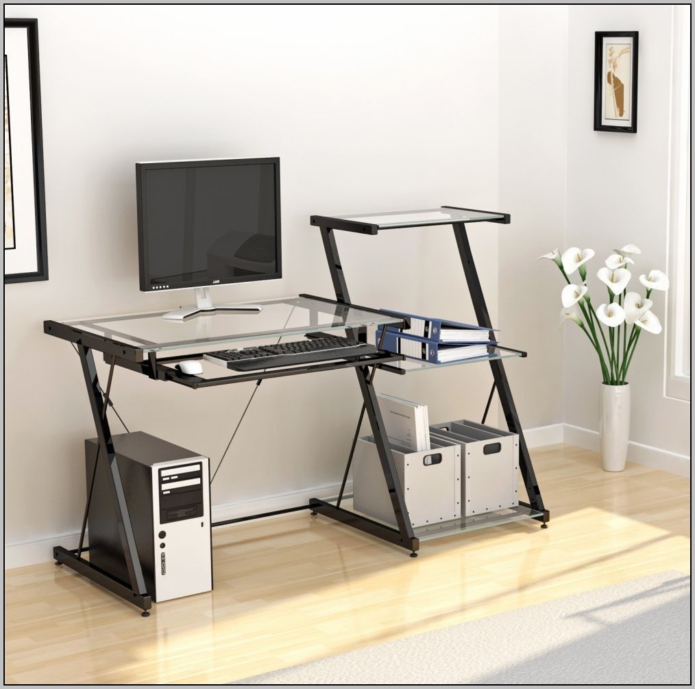 Add Keyboard Tray To Glass 28 Images Furniture Cool Whalen Desk Glass Computer Desk With Keyboard Tray Page