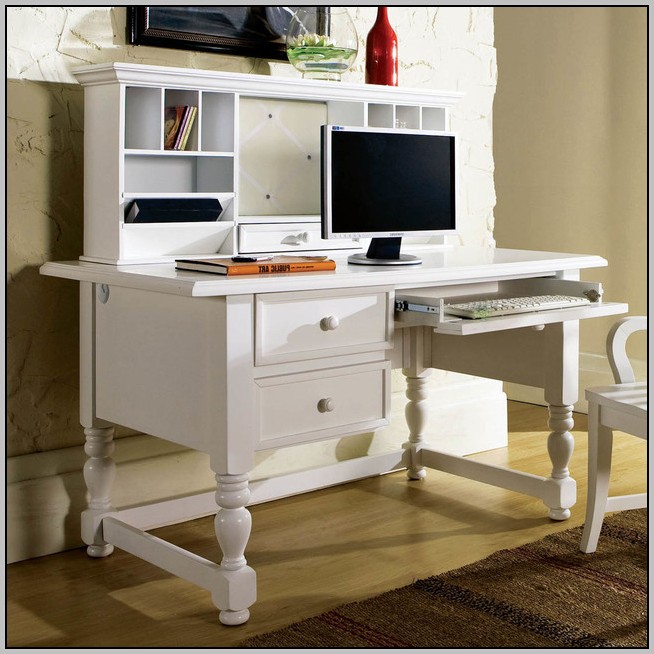 Desk With Drawers On Both Sides Desk with 2 upper Drawers on one