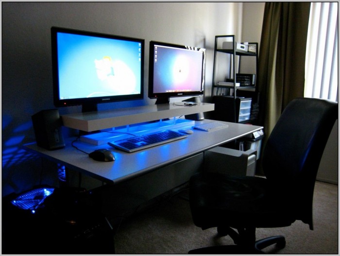 Dual Monitor Stand For Desk Dual Monitor Stand For Desk