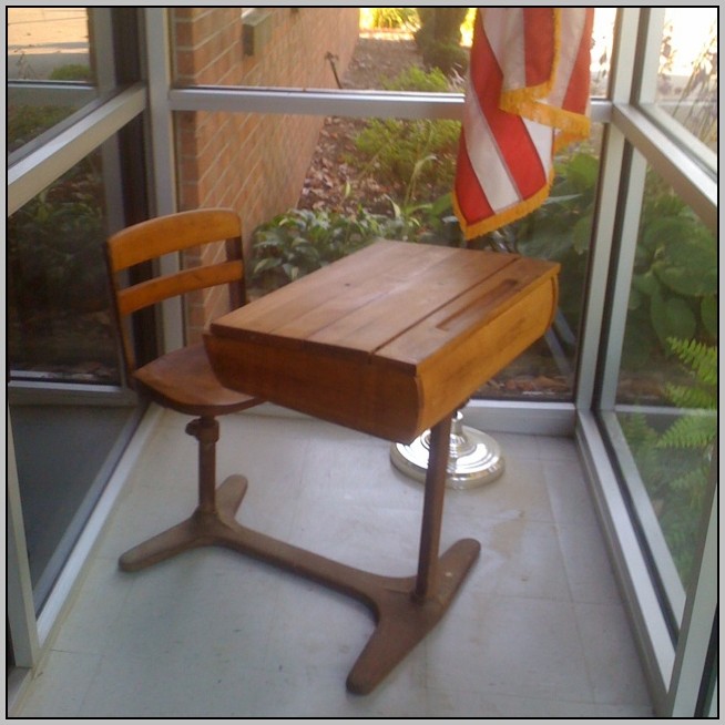 Old School Desks Refinished Desk Home Design Ideas