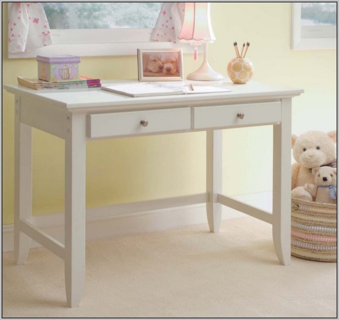 Small Desk With Drawers White Small Desk With Drawers White