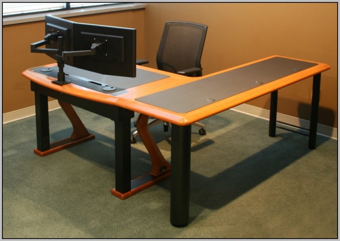 Dual Computer Monitor Desk Mounts Dual Computer Monitor Desk Mounts