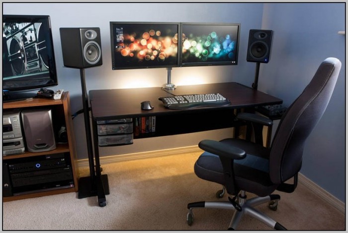 Dual Monitor Computer Desk Plans Dual Monitor Computer Desk Plans
