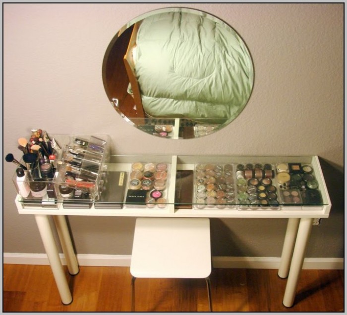 Makeup Vanity Ikea 8 Brilliant Organizer Ideasmakeup Desk Vanity Table Ikea Hack