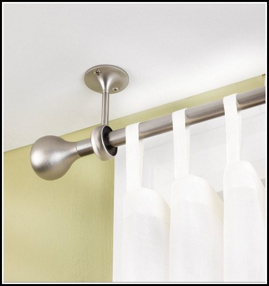 Ceiling Mount Curtain Rod Brackets - Curtains : Home ...