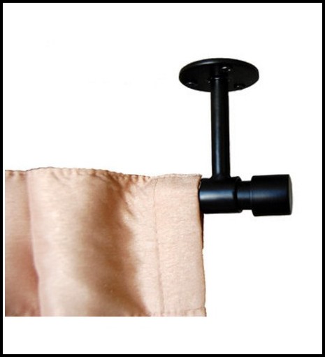 Ceiling Mount Curtain Rod Set Ceiling Mount Curtain Rod Set