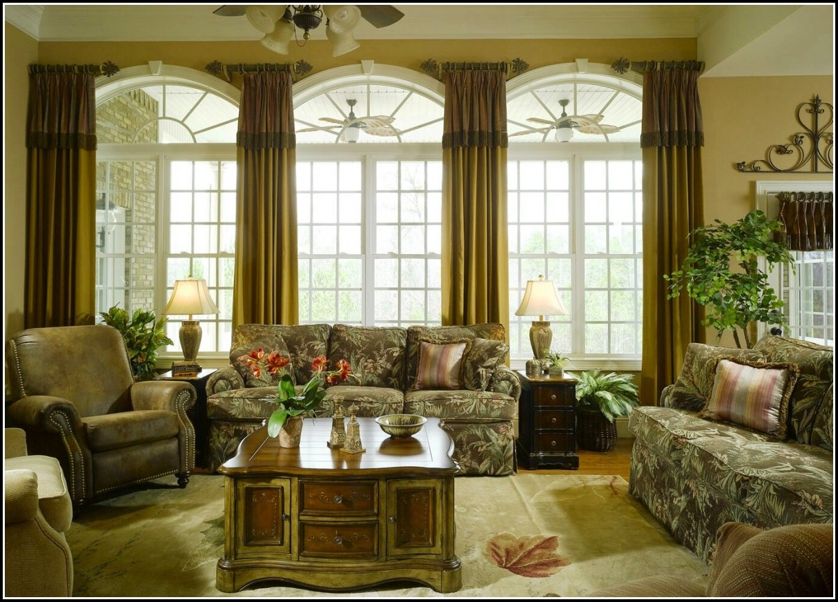 living room half moon windows