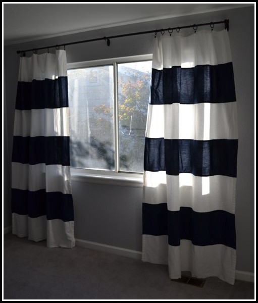 White And Navy Striped Curtains  Curtains : Home Design Ideas rNDLw2vn8q29196