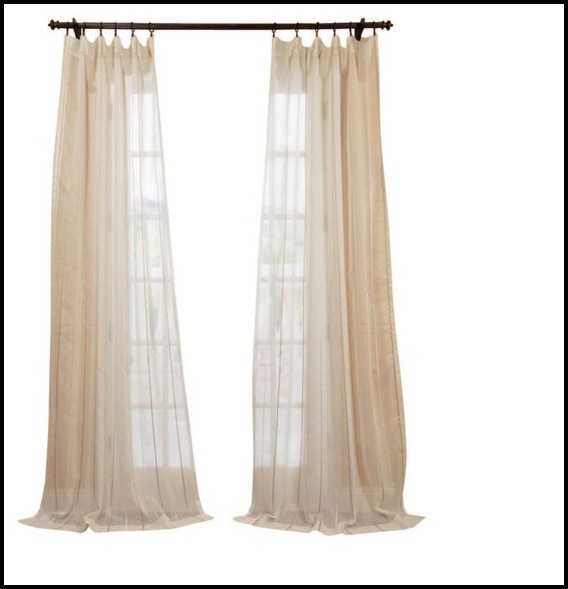 White Linen Tie Top Curtains  Curtain Menzilperde.Net