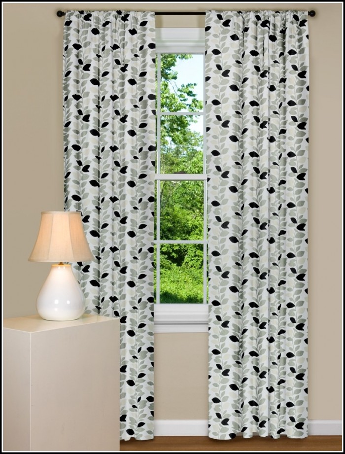 Black Toile Curtains In Kitchen Black Toile Curtains In Kitchen