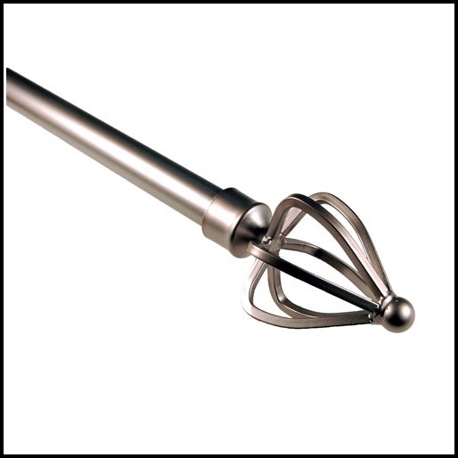 Levolor Satin Nickel Curtain Rod Levolor Satin Nickel Curtain Rod