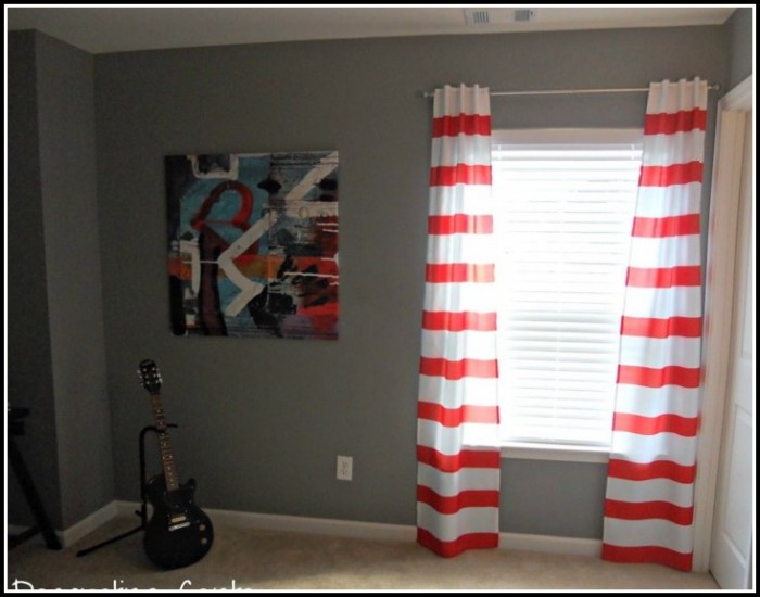 Red And White Horizontal Striped Curtains Red And White Horizontal Striped Curtains