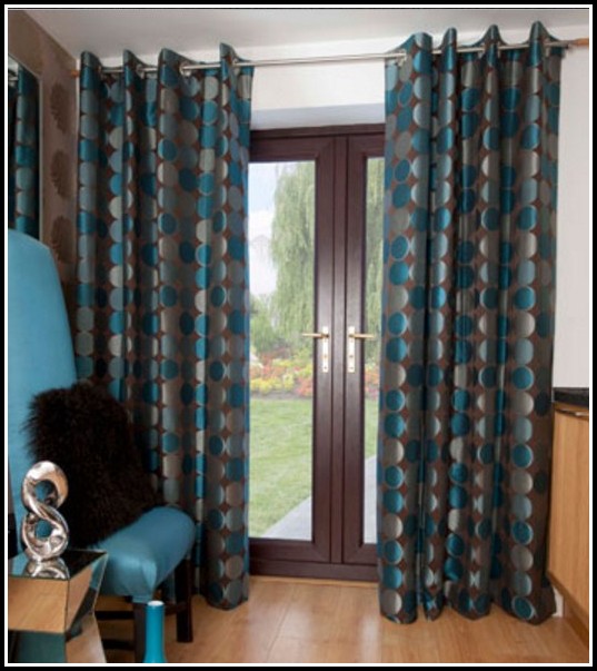 Teal Living Room Curtains