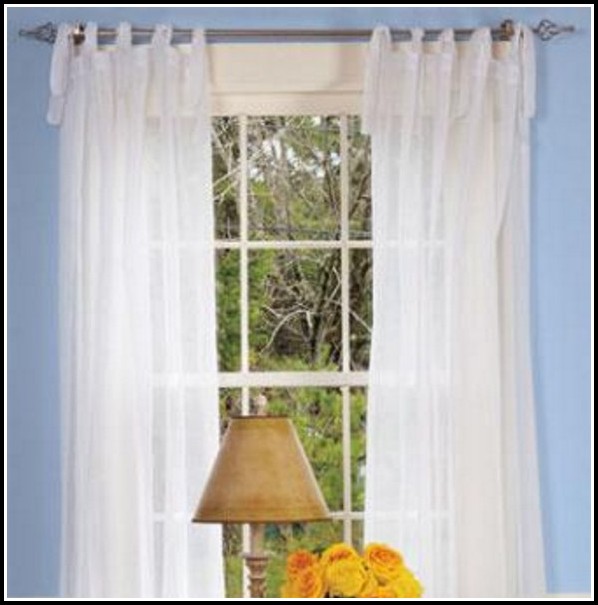 White Cotton Tab Top Curtains White Cotton Tab Top Curtains