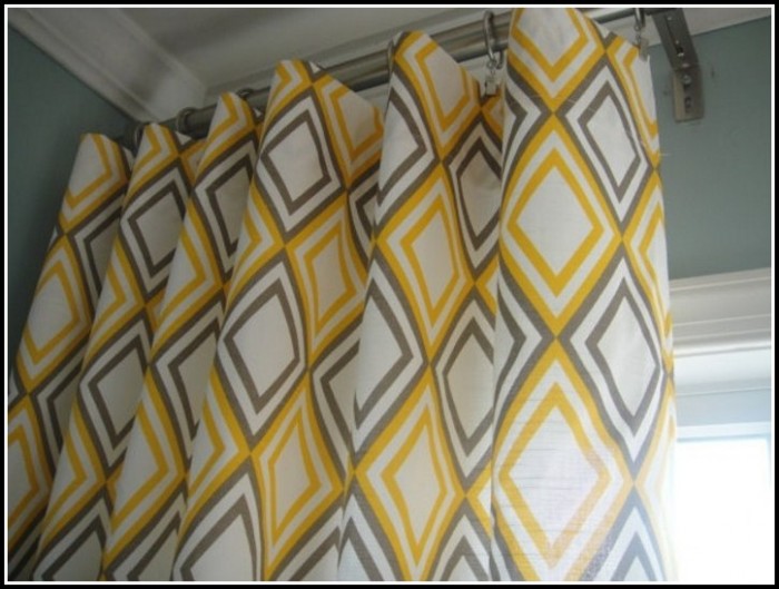 Yellow And Gray Curtain Panels Yellow And Gray Curtain Panels