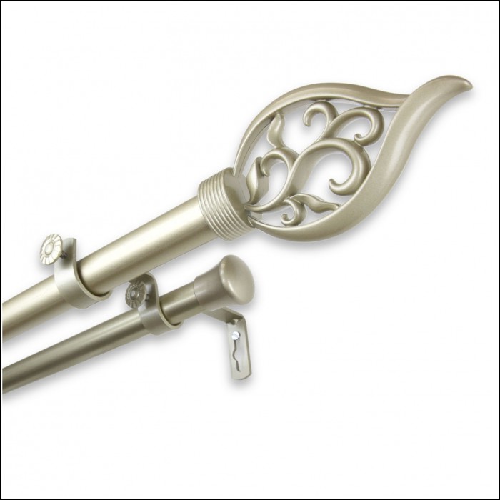 Double Curtain Rod Home Hardware Double Curtain Rod Home Hardware