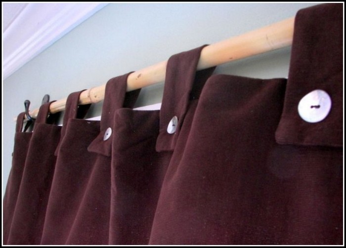 How To Make Tab Curtains With Buttons How To Make Tab Curtains With Buttons