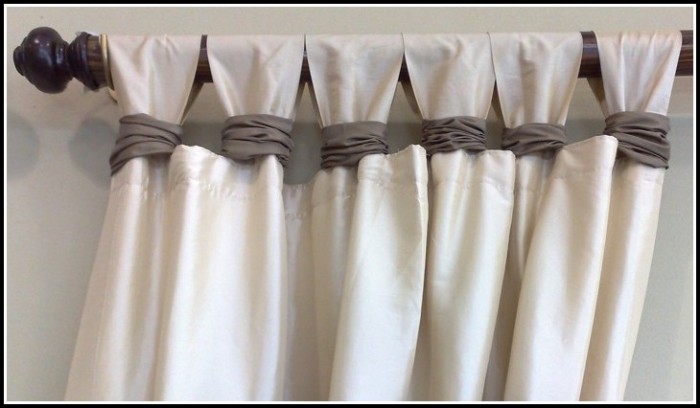 How To Make Tab Top Curtains With Buttons How To Make Tab Top Curtains With Buttons