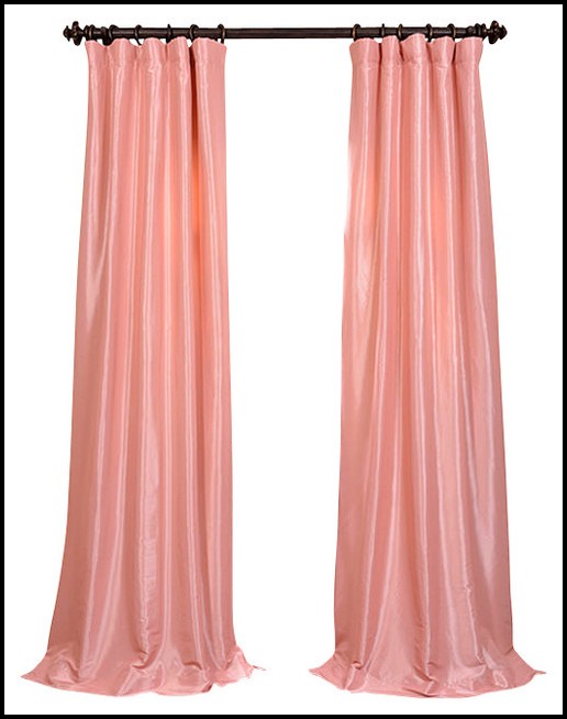 Dusky Pink Faux Silk Curtains Home Design Ideas Pale Pink Faux Silk Curtains