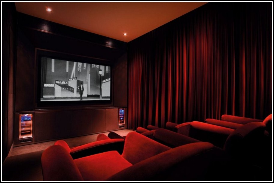 Red Velvet Home Theatre Curtains Design Ideas Red Velvet Home Theatre Curtains