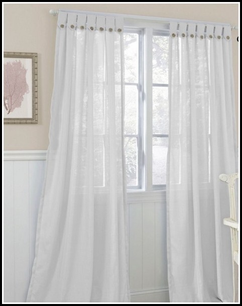 White Linen Tie Top Curtains  Curtains : Home Design Ideas wLnx45en5234943