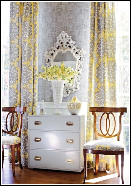 Gray And Yellow Shower Curtain Gray And Yellow Shower Curtain
