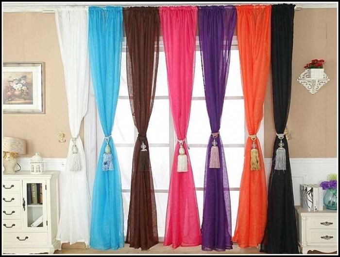 Multi Colored Striped Kitchen Curtains Multi Colored Striped Kitchen Curtains
