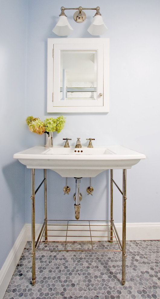 American Standard Console Sink with Chrome Legs American Standard Console Sink with Chrome Legs